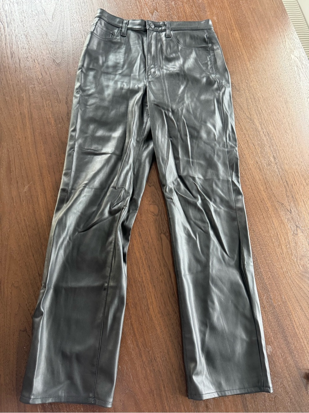 Pistola X Revolve Cassie Super High Straight Pant in Black - Picture 4 of 4